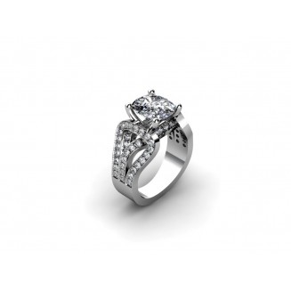 5 CT ROUND DIAMOND RING